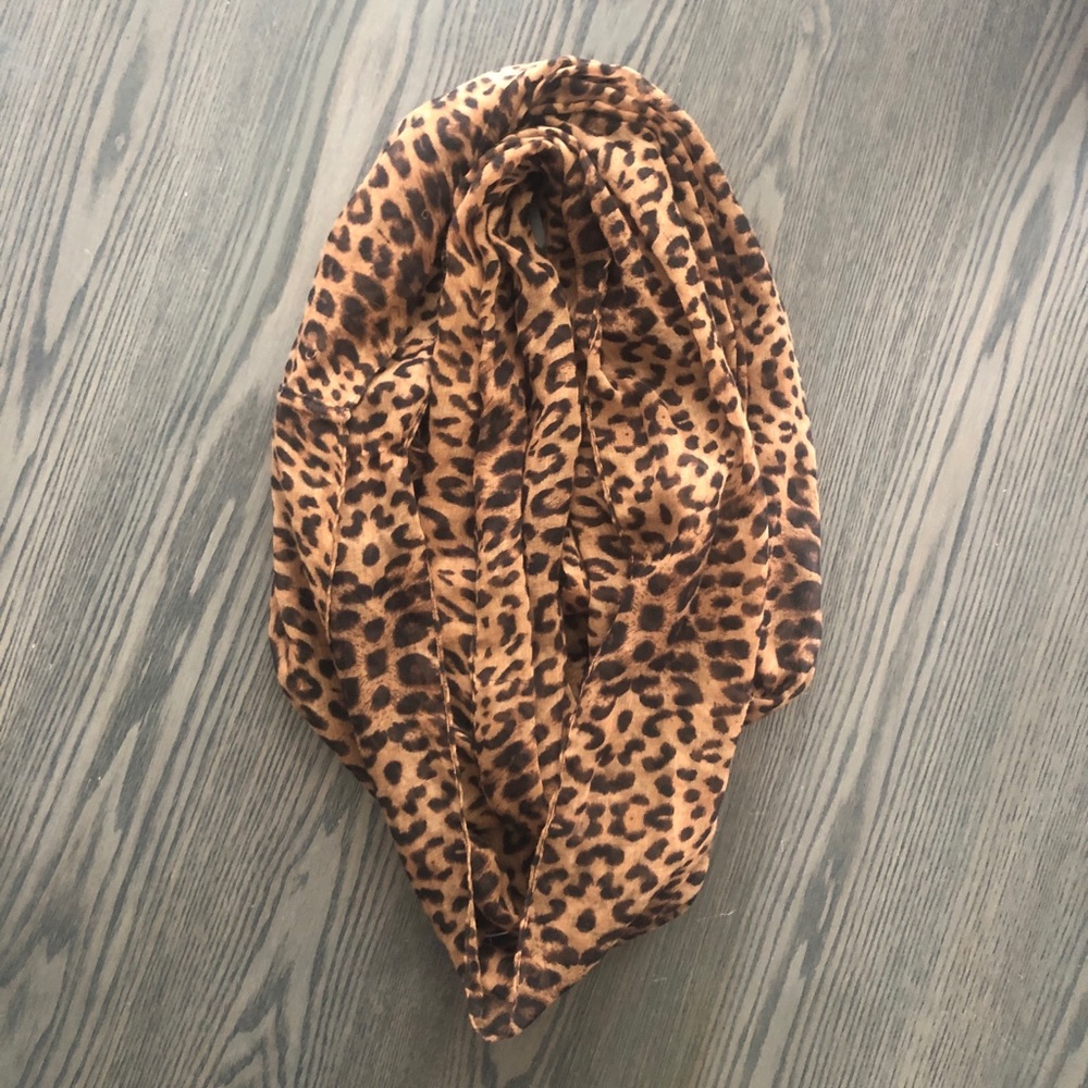 Cheetah Print Infinity Scarf